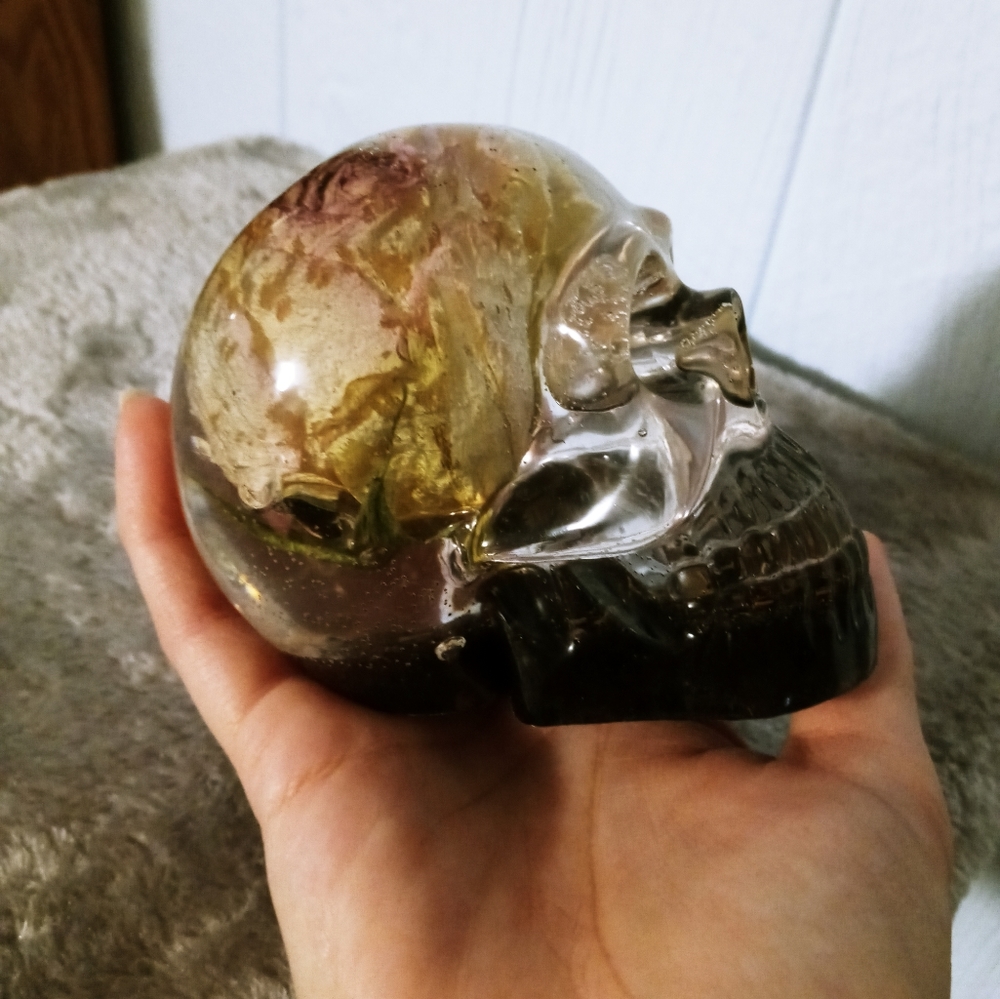 Hand made epoxy skull